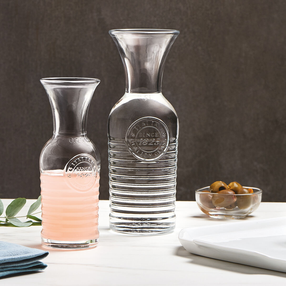 Flaska Bormioli Rocco Officina Transparent Glas (1 L) (6 antal) - 2