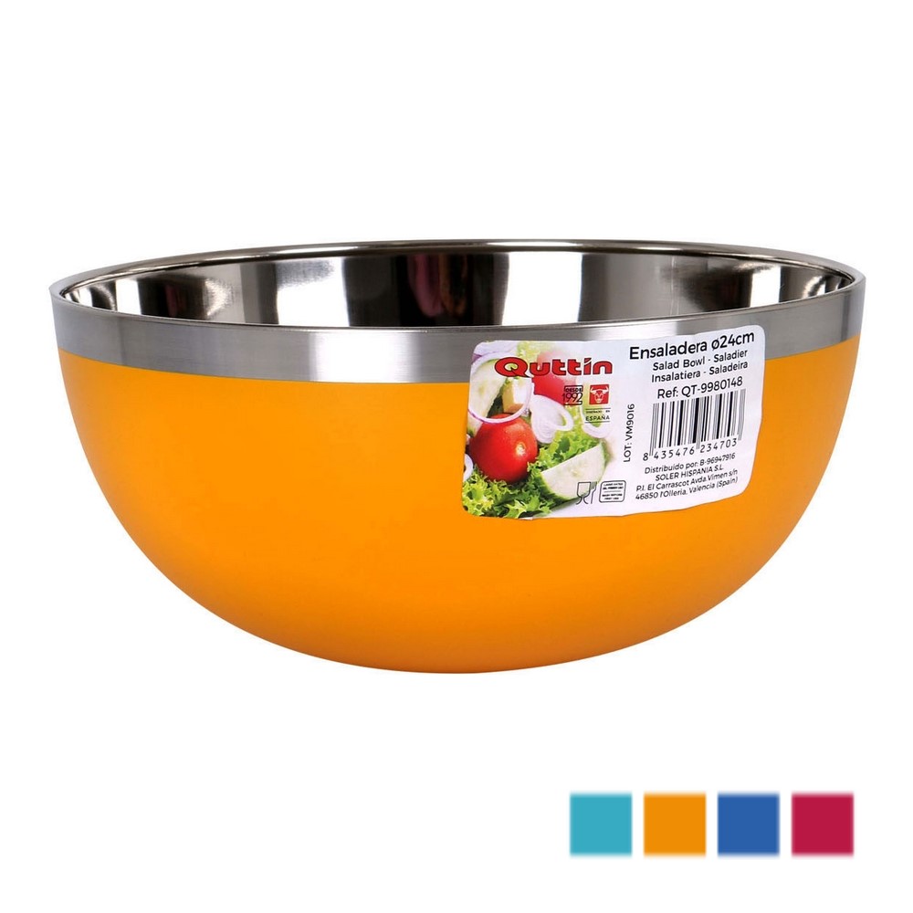 Salladsskål Quttin Rostfritt stål (Ø 24 cm) - 2