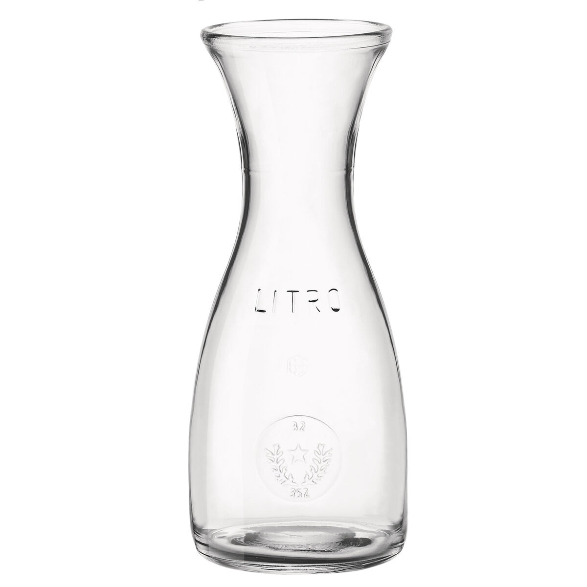 Flaska Bormioli Rocco Misura Transparent Glas (1 L) (6 antal) - 2