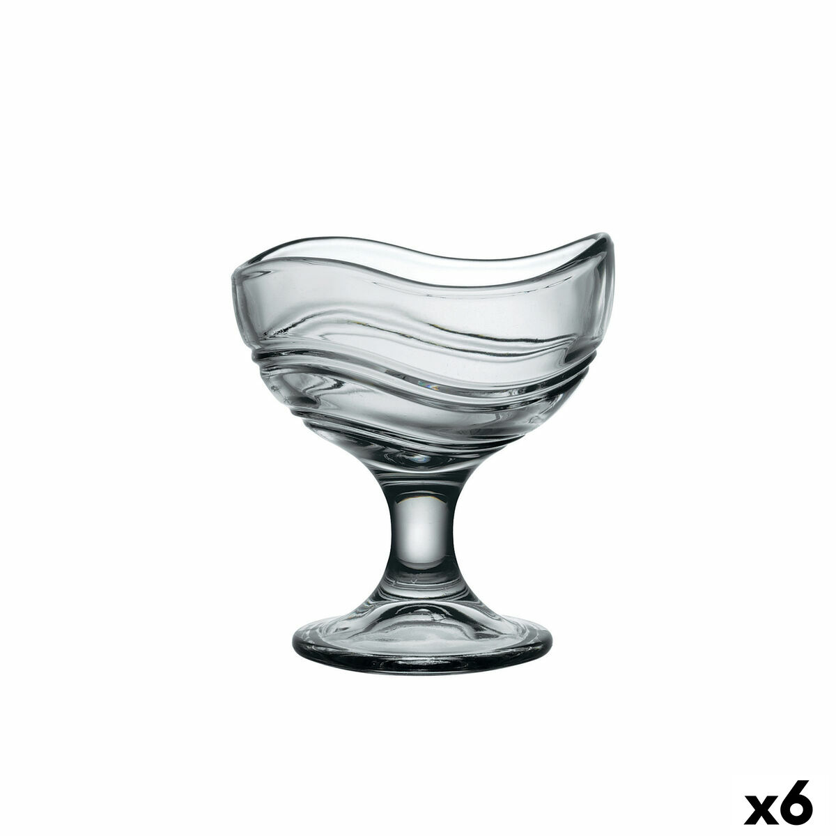 Glass- och milkshakeglas Bormioli Rocco Acapulco Transparent Glas (330 ml) (6 antal)