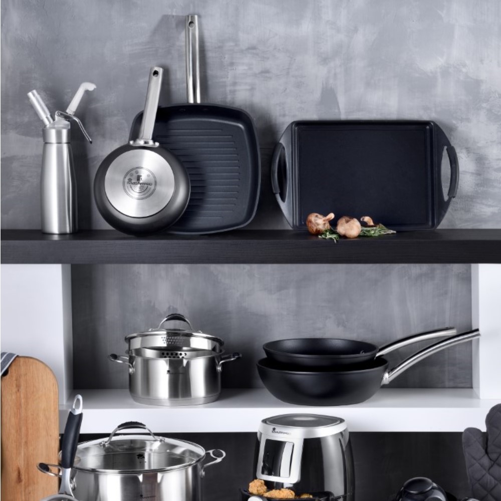 Oljeflaska Masterpro Rostfritt stål Silvrig (1,25 L) - 2