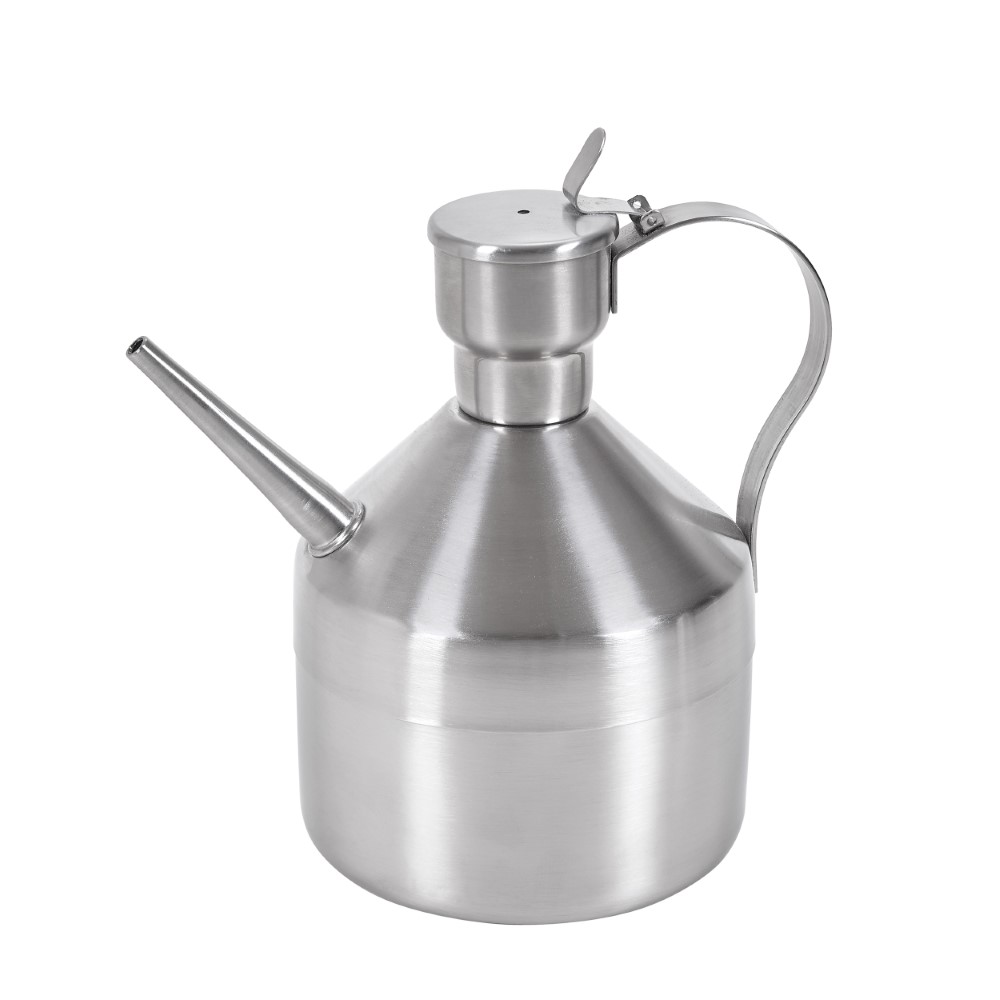 Oljeflaska Masterpro Rostfritt stål Silvrig (1,25 L) - 3