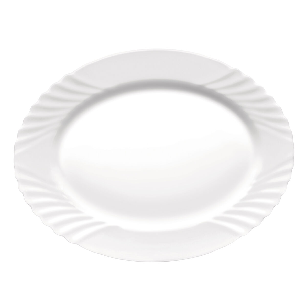 Servingsfat Bormioli Rocco Ebro Avlång Vit Glas (36 cm) (12 antal) - 3
