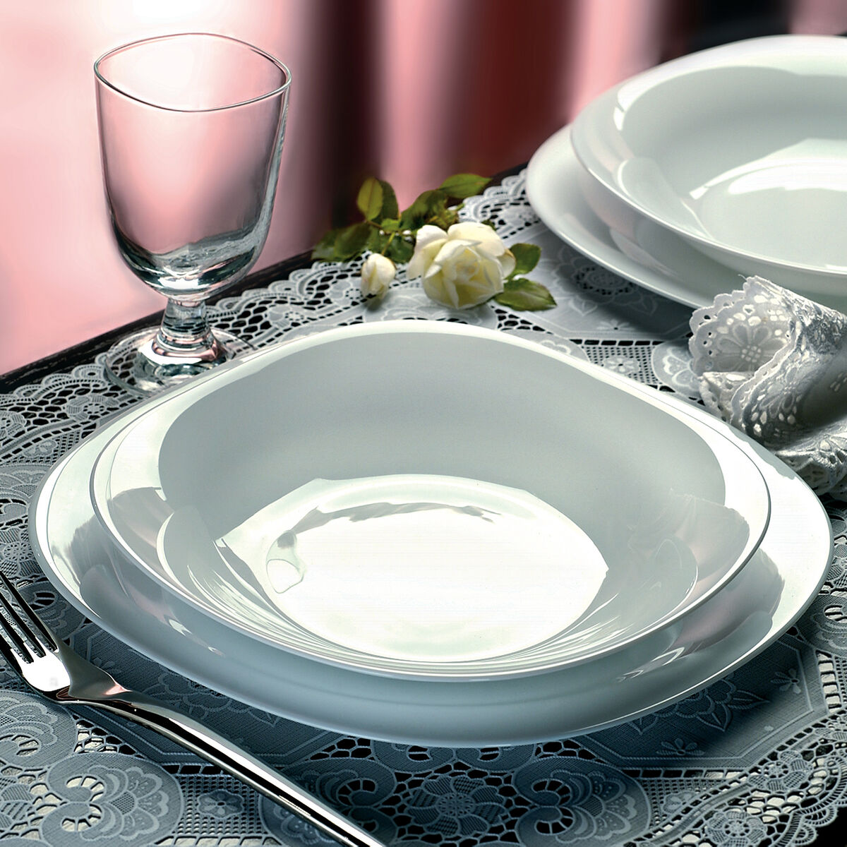 Dessert Bormioli Rocco Parma Vit Glas (24 antal) - 3