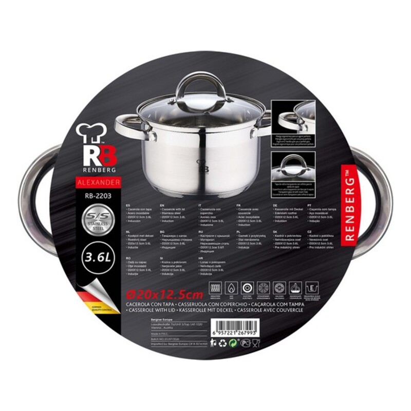 Kastrull Renberg, Kapacitet: 6,5L - 2