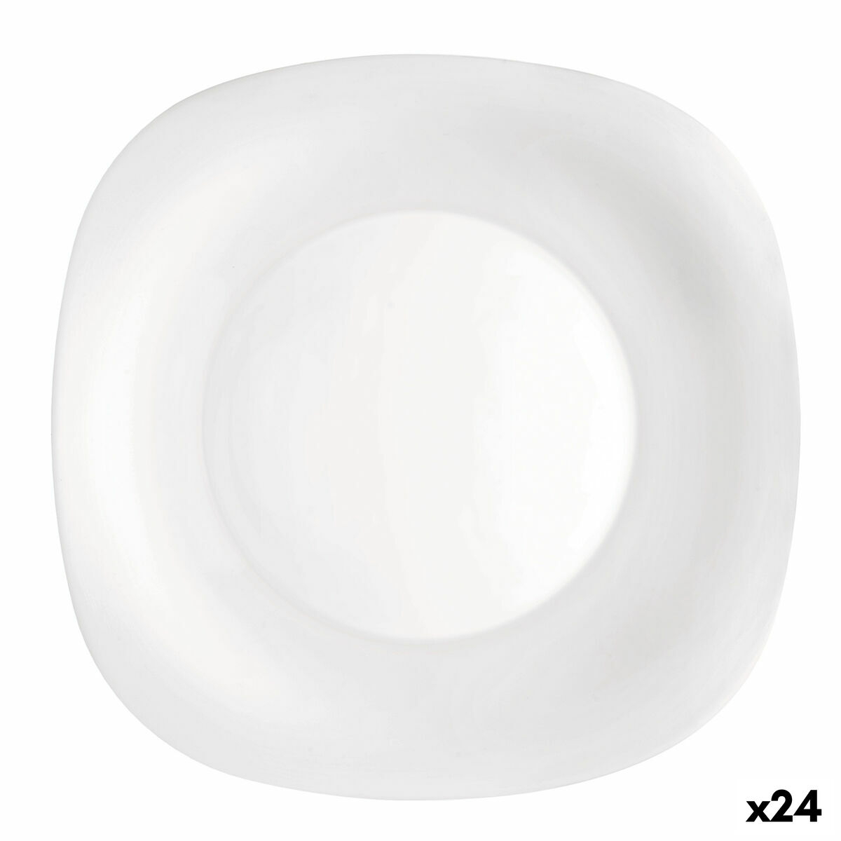 Lapostányér Bormioli Rocco Parma Vit Glas Ø 27 cm (24 antal)