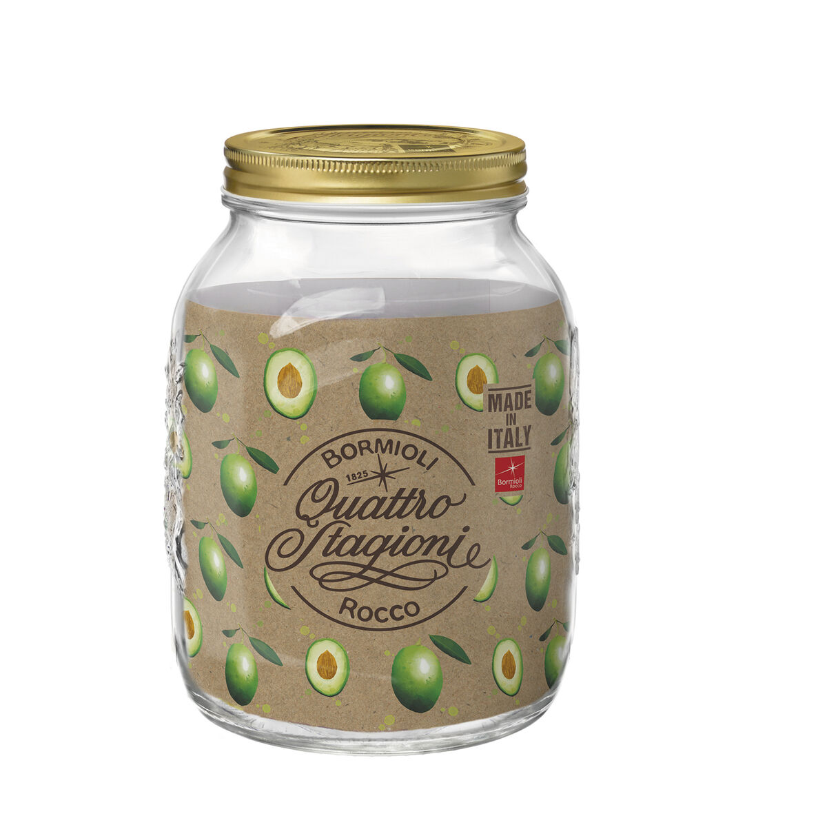 Behållare för matkonservering Bormioli Rocco Quattro Stagioni Transparent Glas (3 L) (6 antal) - 2