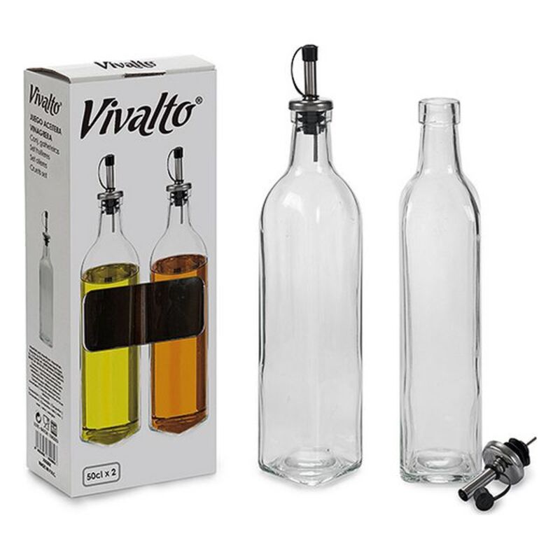 Set med olja och vinäger 2 antal Transparent Glas 500 ml