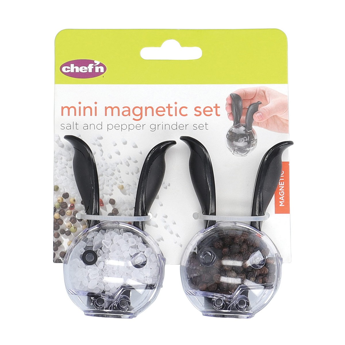 Salt och peppar-set Mini Magnetics ABS (2 antal) - 2