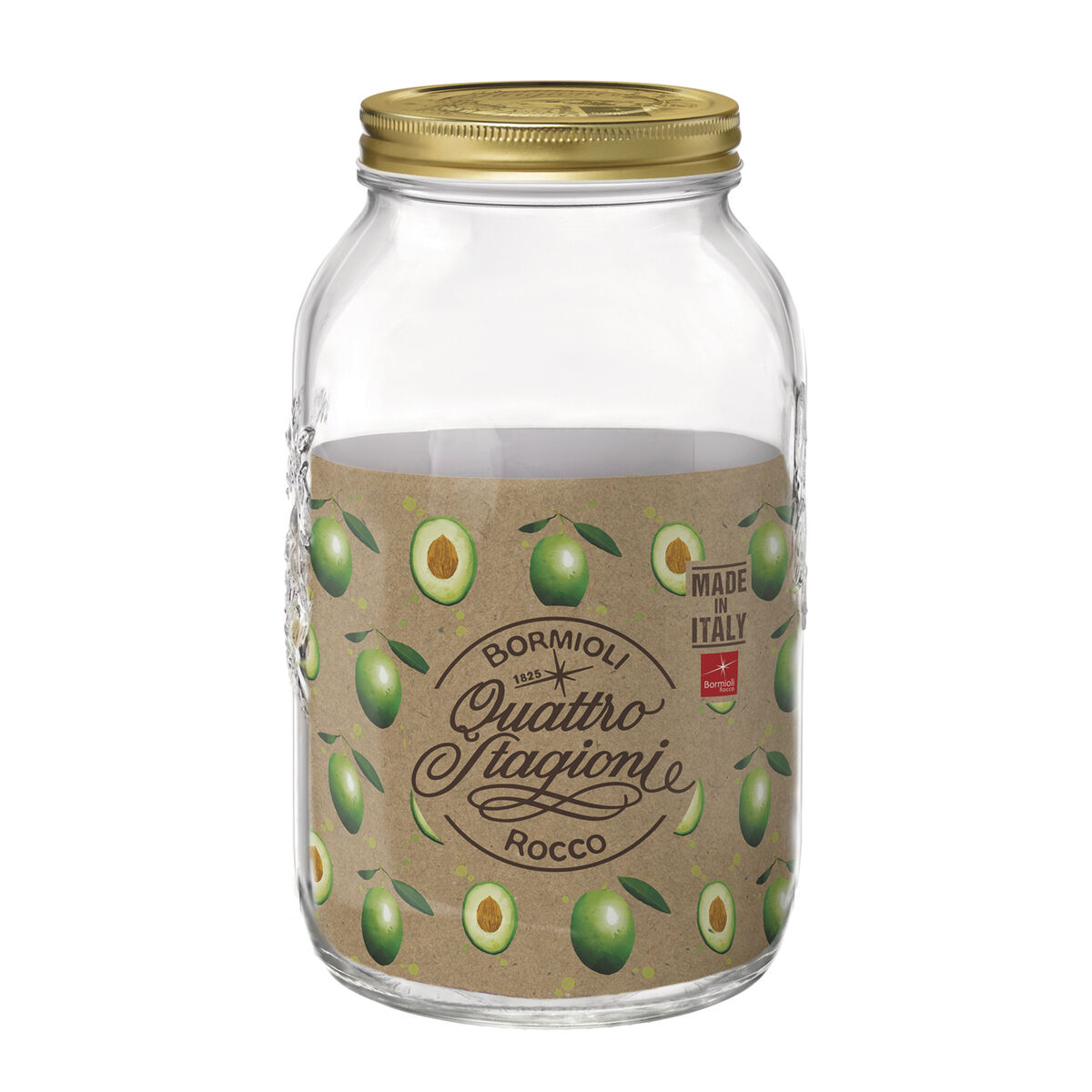 Behållare för matkonservering Bormioli Rocco Quattro Stagioni Transparent Glas (6 antal) (3,8 L) - 2
