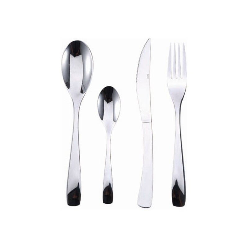 Bestick Bergner Pisa Rostfritt stål Silvrig (24 pcs)