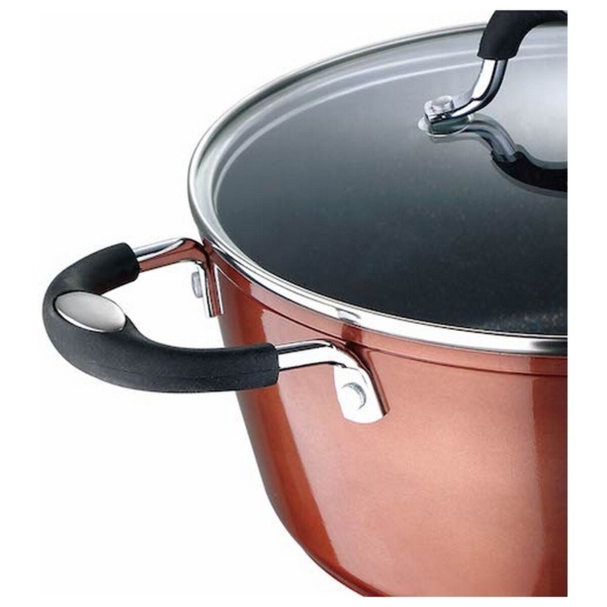 Kastrullset Bergner Pandora Koppar Rostfritt stål Aluminium Smitt aluminium (5 pcs) - 11