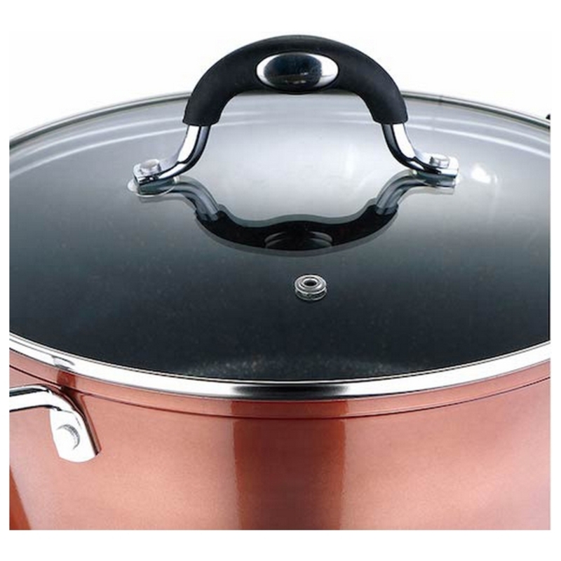 Kastrullset Bergner Pandora Koppar Rostfritt stål Aluminium Smitt aluminium (5 pcs) - 8