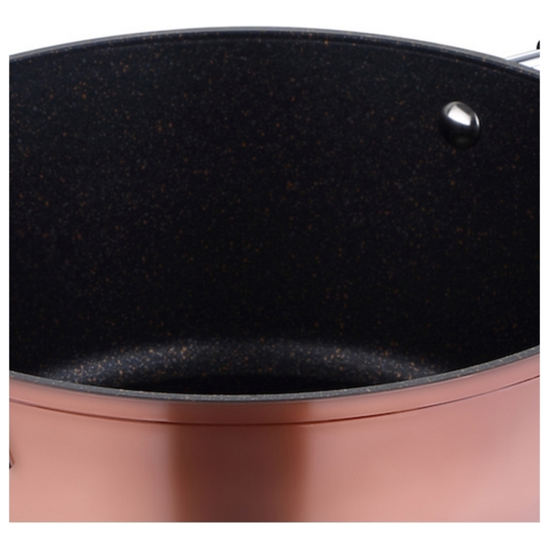 Kastrullset Bergner Pandora Koppar Rostfritt stål Aluminium Smitt aluminium (5 pcs) - 2