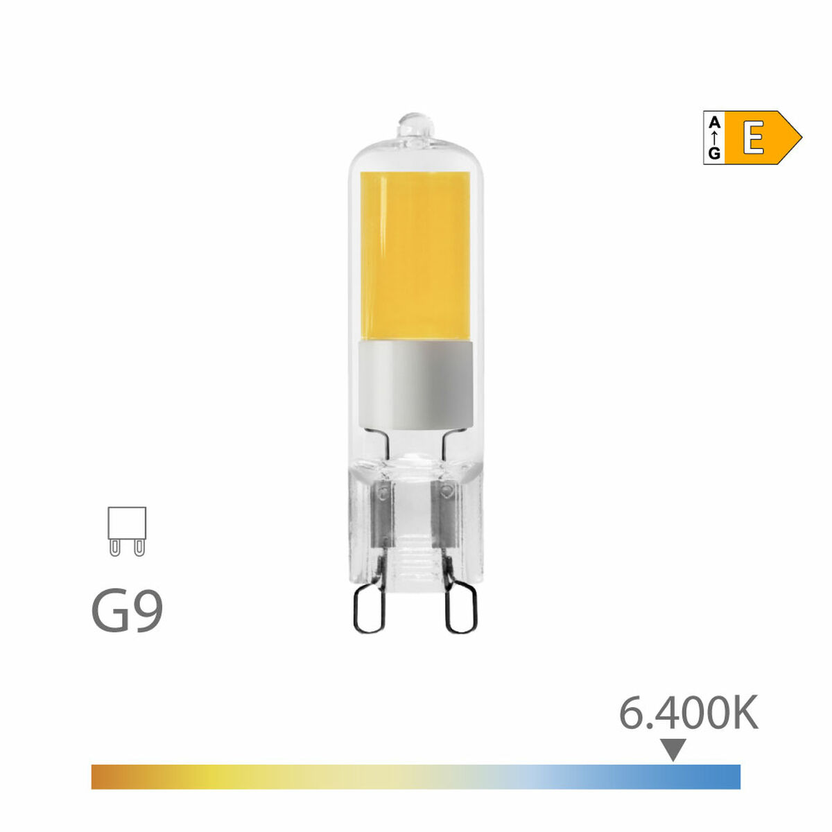 LED-lampa EDM 5 W E G9 575 Lm (6400K)