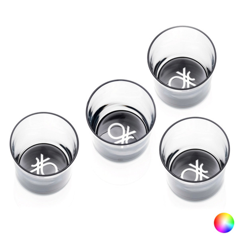 Glasset Benetton (4 pcs), Färg: Vit