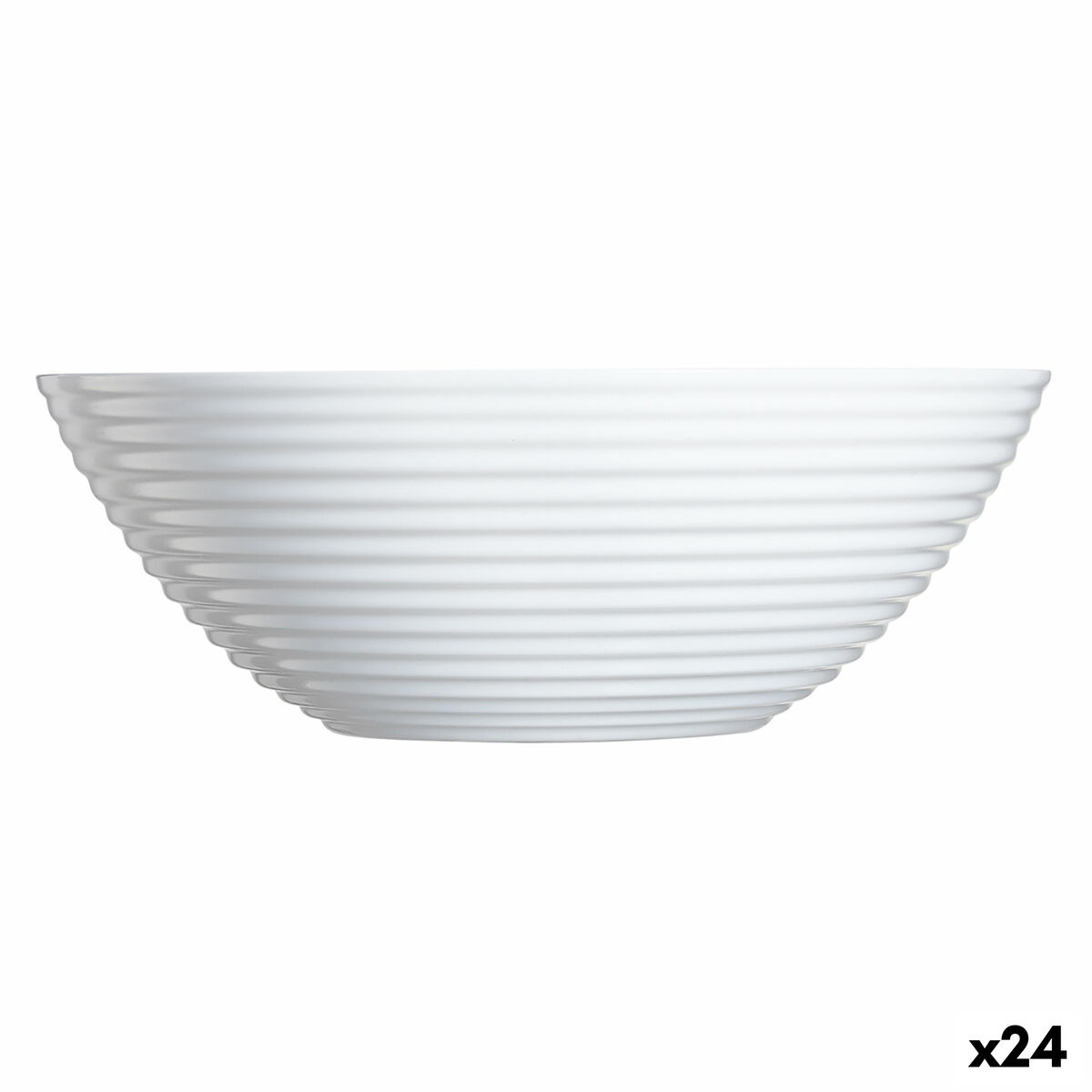 Skål Luminarc Harena Flera användningsområden Vit Glas (16 cm) (24 antal)