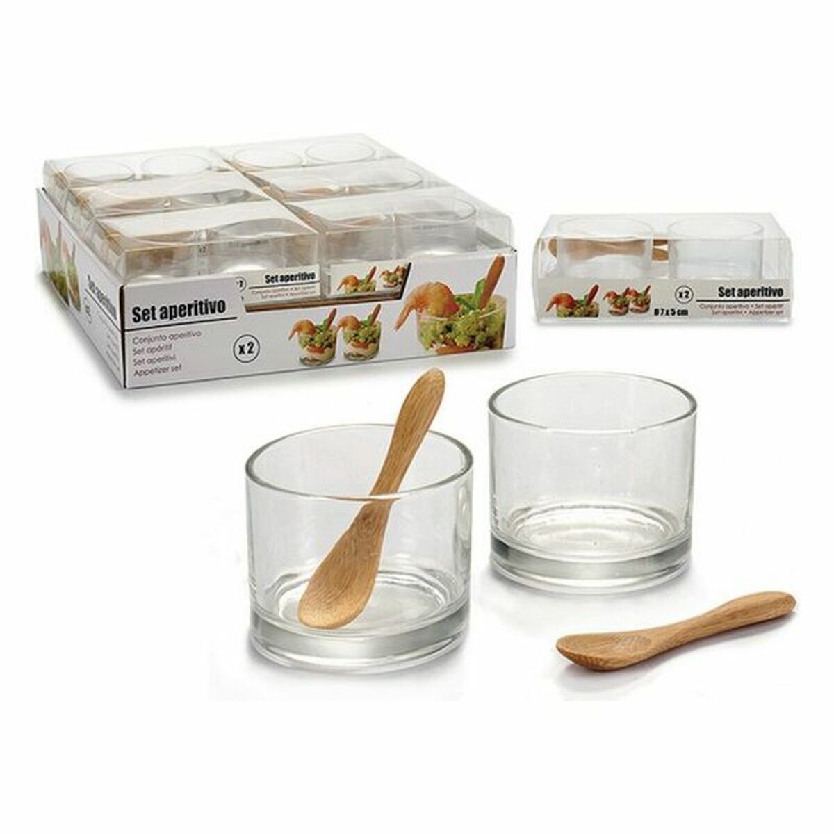 Glasset Med tesked - 3
