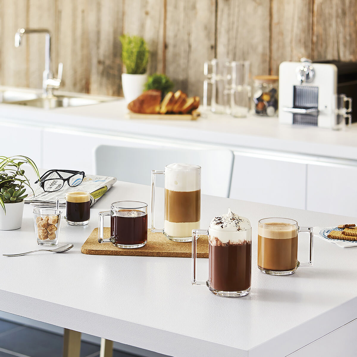 Koppar Luminarc À La Bonne Heure Transparent Frukost Glas (250 ml) (24 antal) - 3
