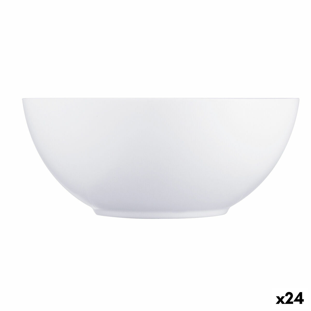 Skål Luminarc Diwali Vit Glas (Ø 18 cm) (24 antal)