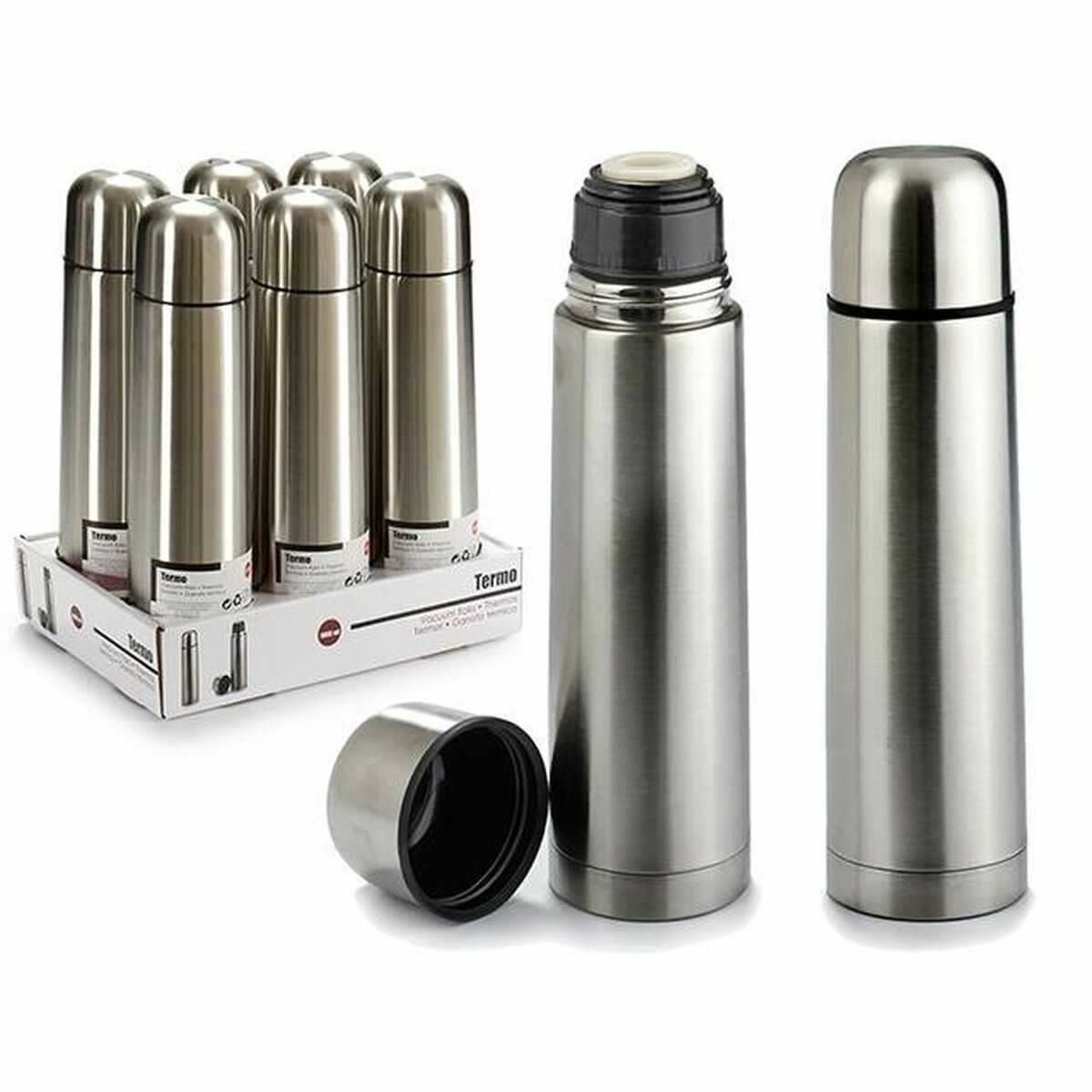 Termos Rostfritt stål Silvrig, Kapacitet: 500 ml - 6