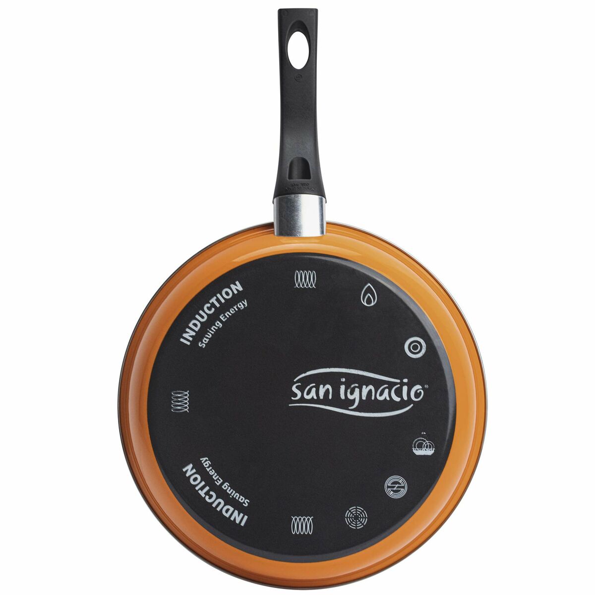 Stekpanna San Ignacio Valencia Ø 30 cm Orange Förglasat emaljerat stål - 4