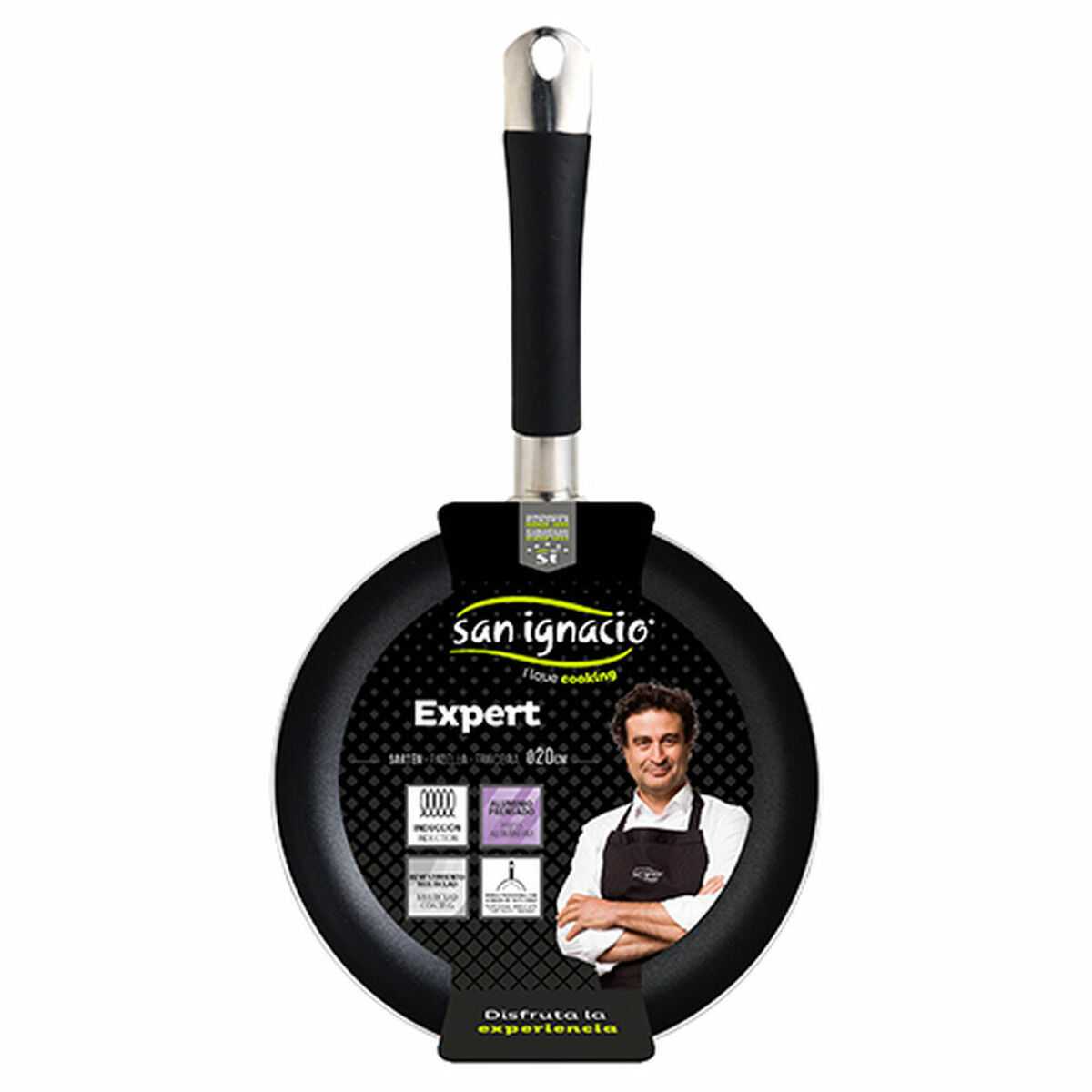 Stekpanna San Ignacio Expert sg9515 Svart Ø 20 cm Aluminium - 5