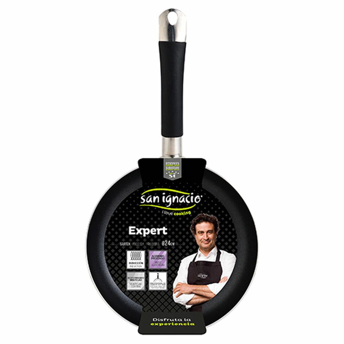 Stekpanna San Ignacio Expert sg9516 24 x 5 cm Grå Aluminium - 4