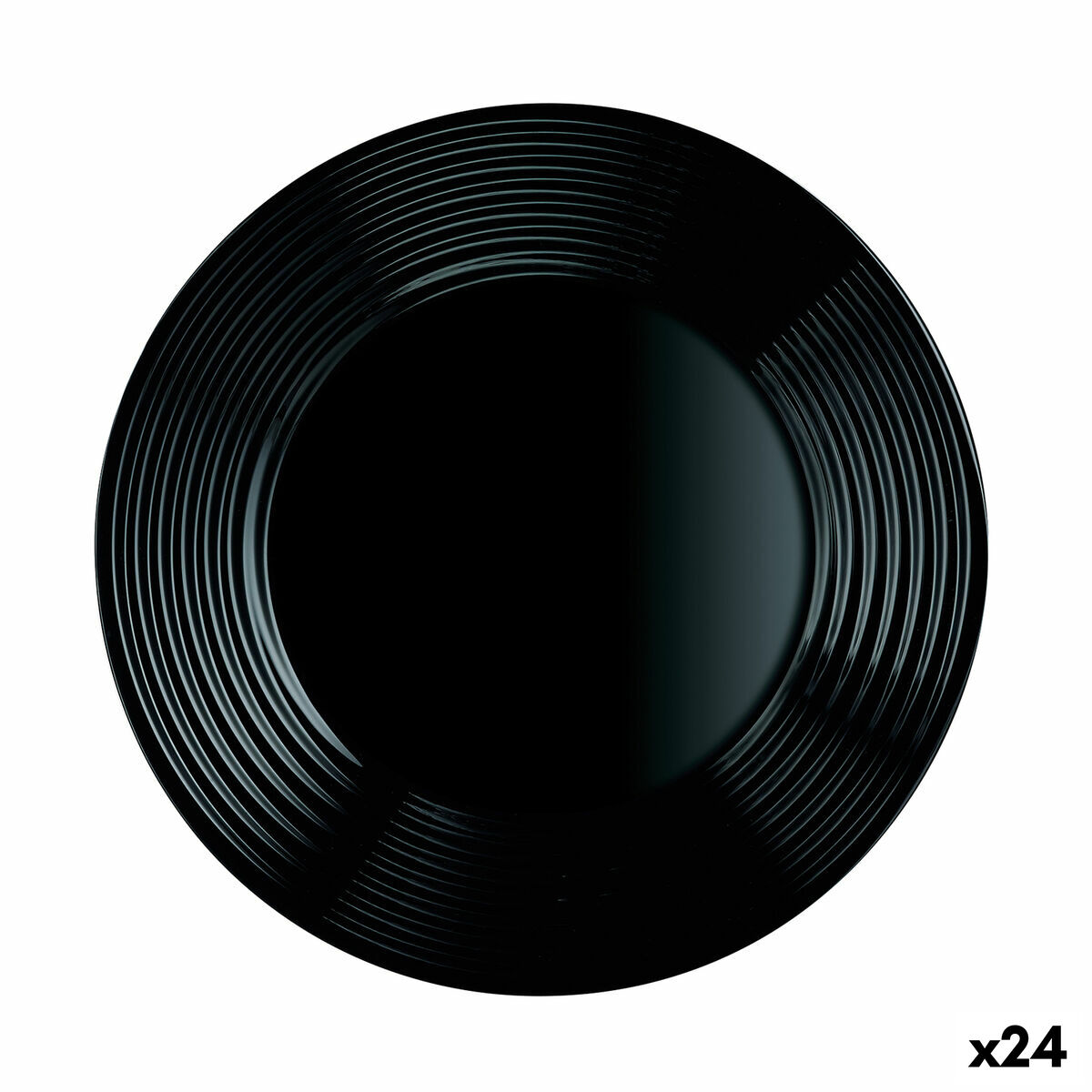 Lapostányér Luminarc Harena Svart Glas (25 cm) (24 antal)