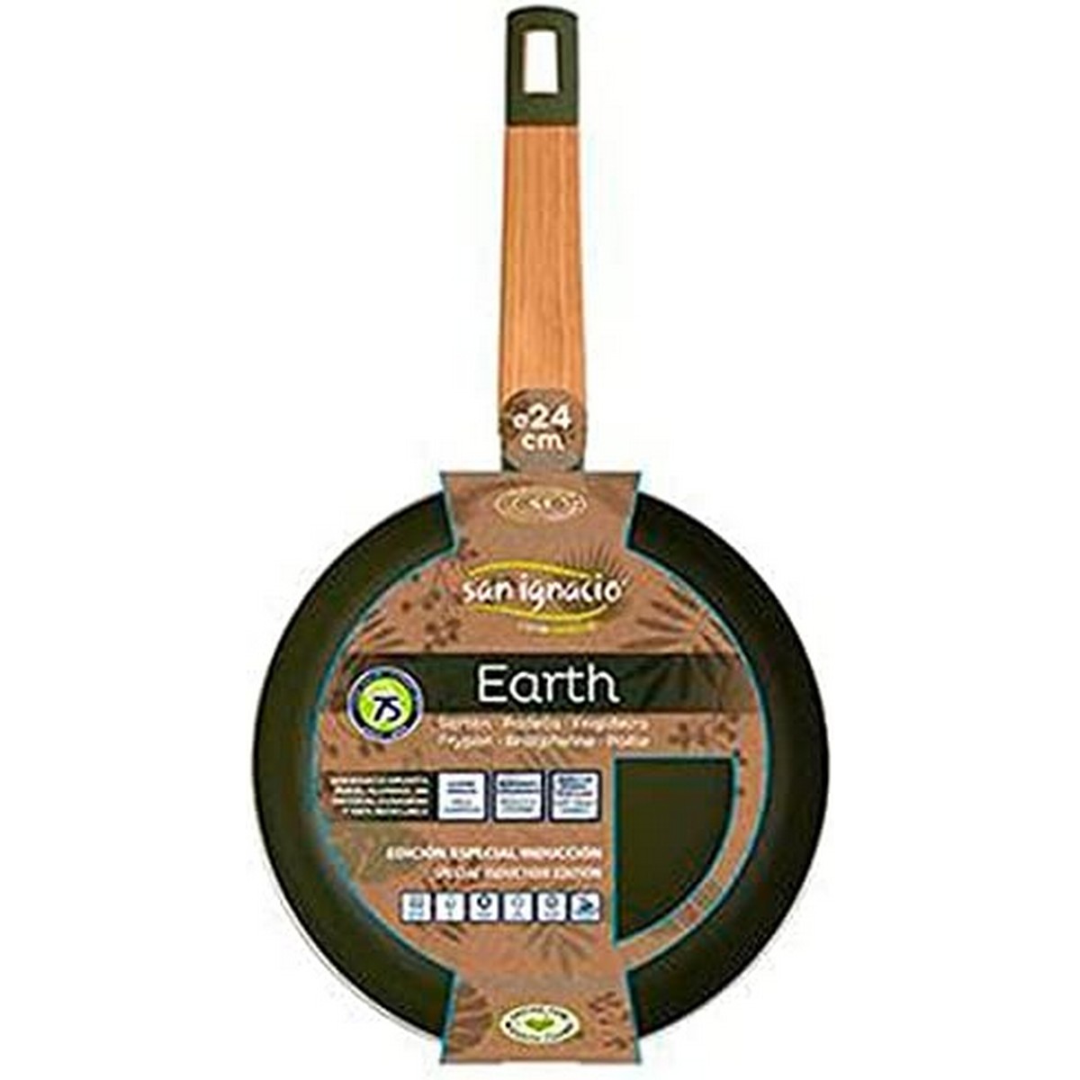 Stekpanna San Ignacio Green Earth 100 % Återvunnen Aluminium (Ø 24 x 5,8 cm) - 4