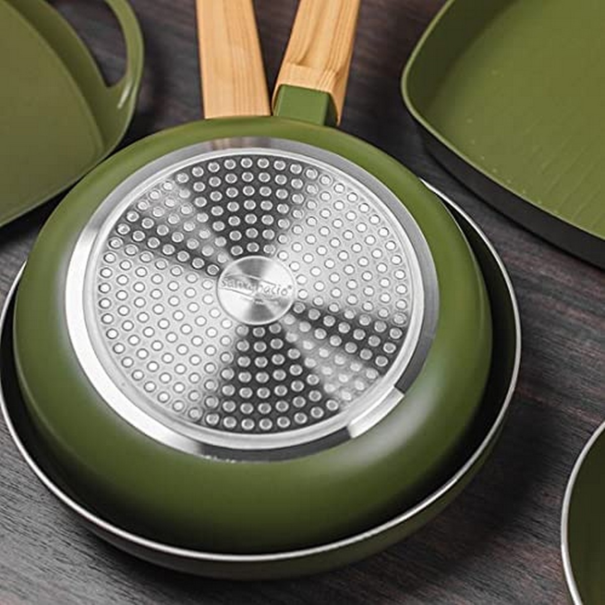 Stekpanna San Ignacio Green Earth 100 % Återvunnen Aluminium (Ø 24 x 5,8 cm) - 3