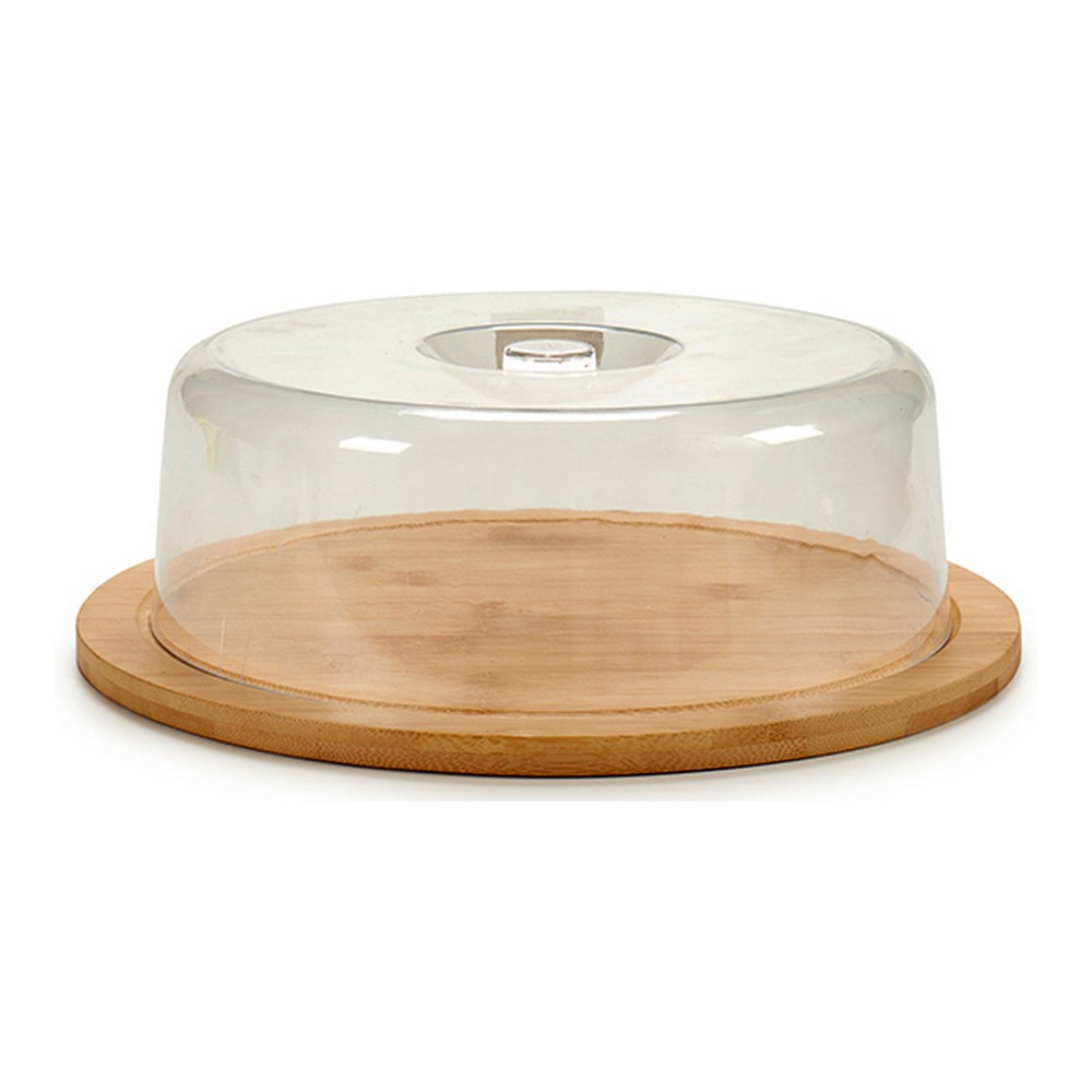 Ostbricka Med lock Brun Transparent Trä
