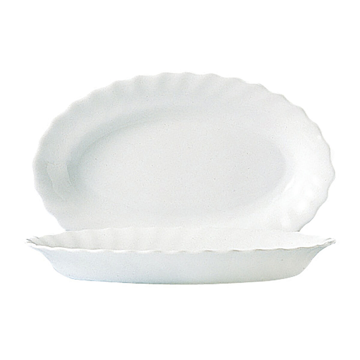 Servingsfat Luminarc Trianon Vit Glas (22 cm) (24 antal) - 2