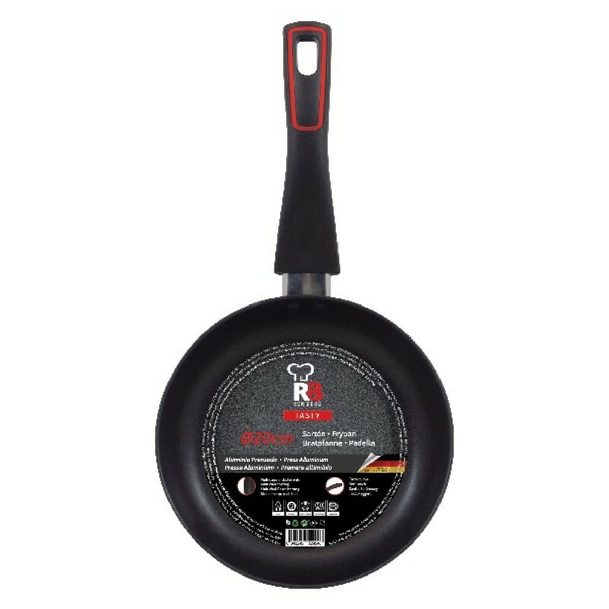 Stekpanna Renberg Tasty Svart Smitt aluminium, Mått: Ø 30 cm - 10