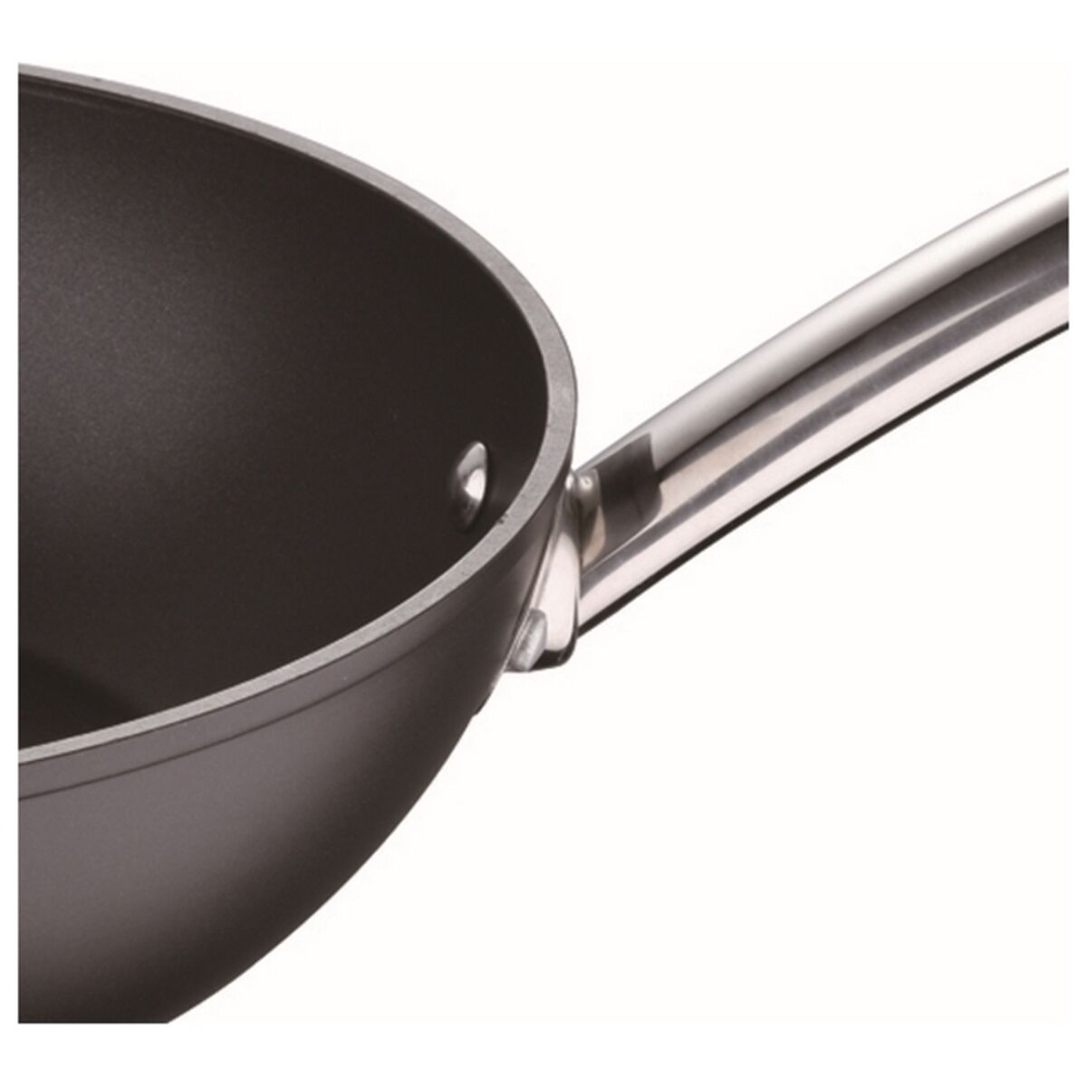 Wokpanna Masterpro Svart Aluminium Smitt aluminium (Ø 28 cm) - 8