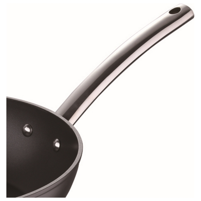 Wokpanna Masterpro Svart Aluminium Smitt aluminium (Ø 28 cm) - 3