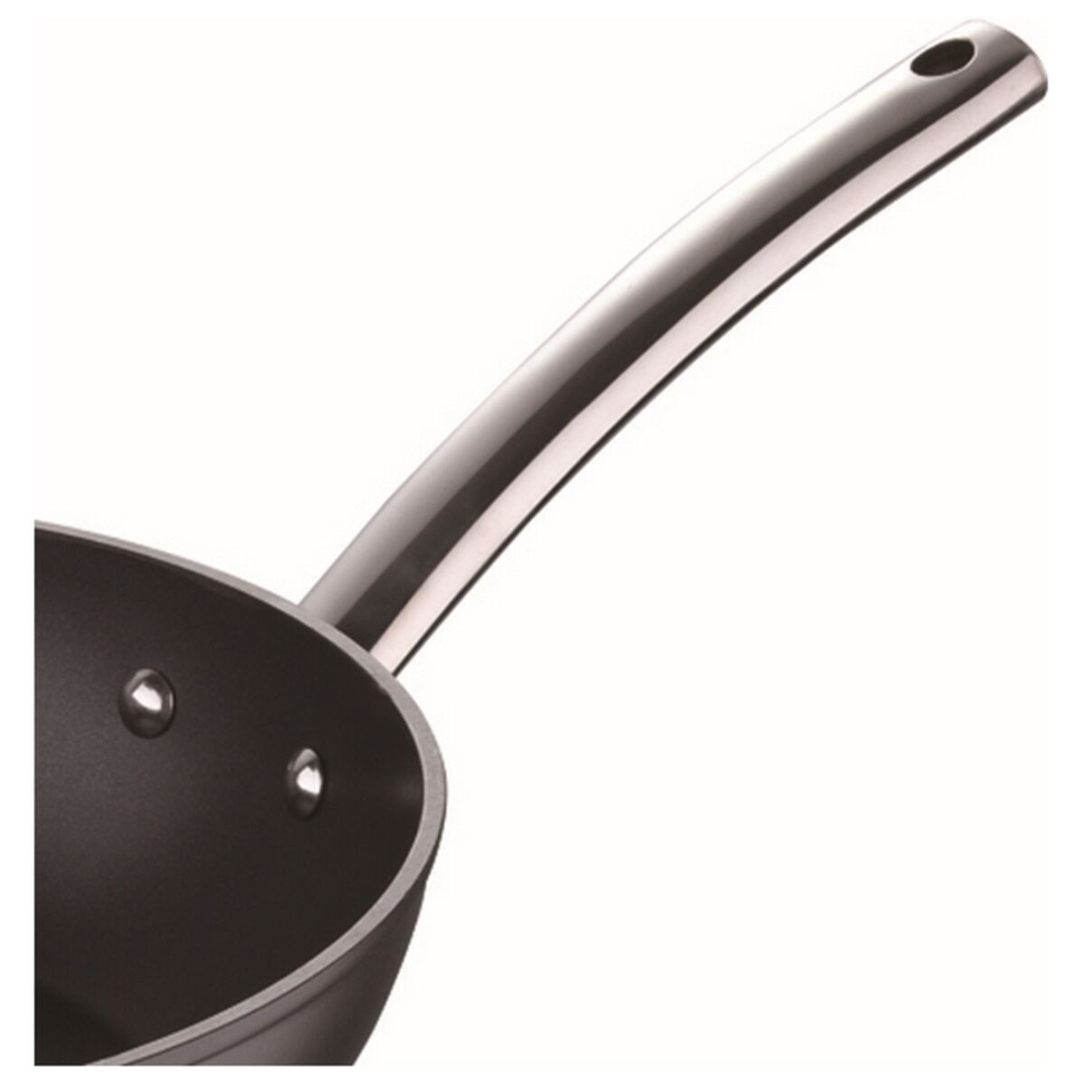 Wokpanna Masterpro Svart Aluminium Smitt aluminium (Ø 28 cm) - 7