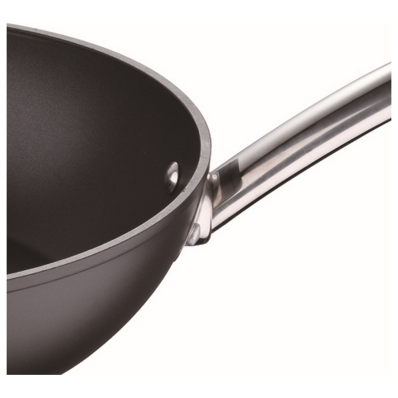 Wokpanna Masterpro Svart Aluminium Smitt aluminium (Ø 28 cm) - 4