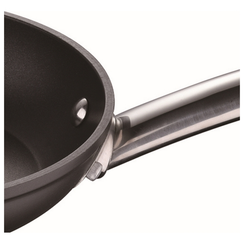 Stekpanna Masterpro Foodies Svart Smitt aluminium, Mått: Ø 28 cm - 2