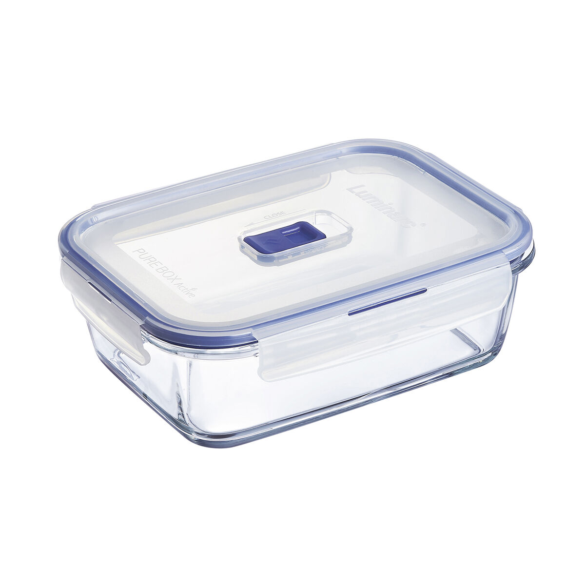 Hermetisk matlåda Luminarc Pure Box Active 19 x 13 cm 1,22 L Dvobarvna Glas (6 antal) - 3