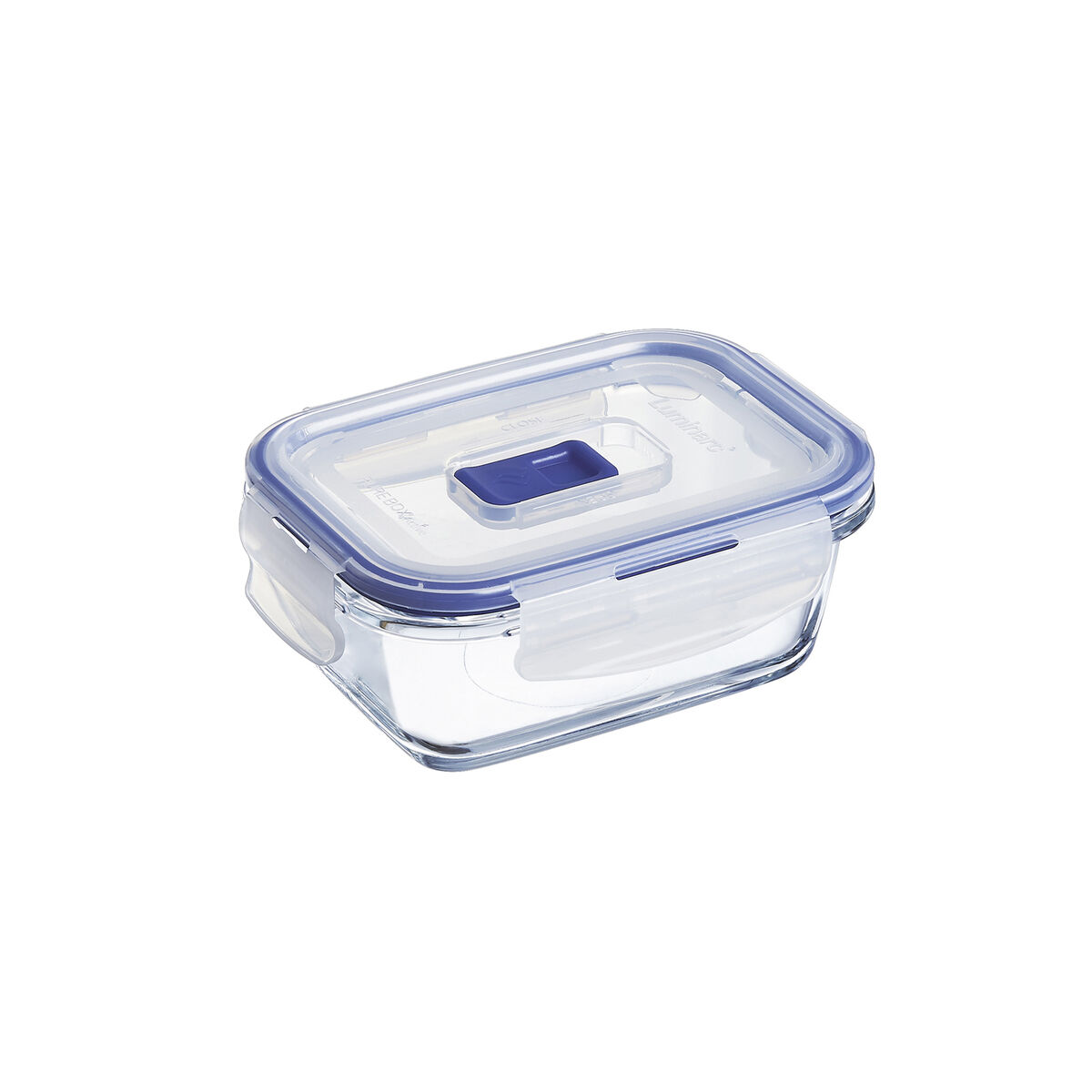 Hermetisk matlåda Luminarc Pure Box Active 380 ml 12 x 9 cm Dvobarvna Glas (6 antal) - 3