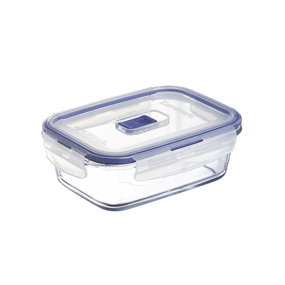 Hermetisk matlåda Luminarc Pure Box Active 16 x 11 cm 820 ml Dvobarvna Glas (6 antal) - 3