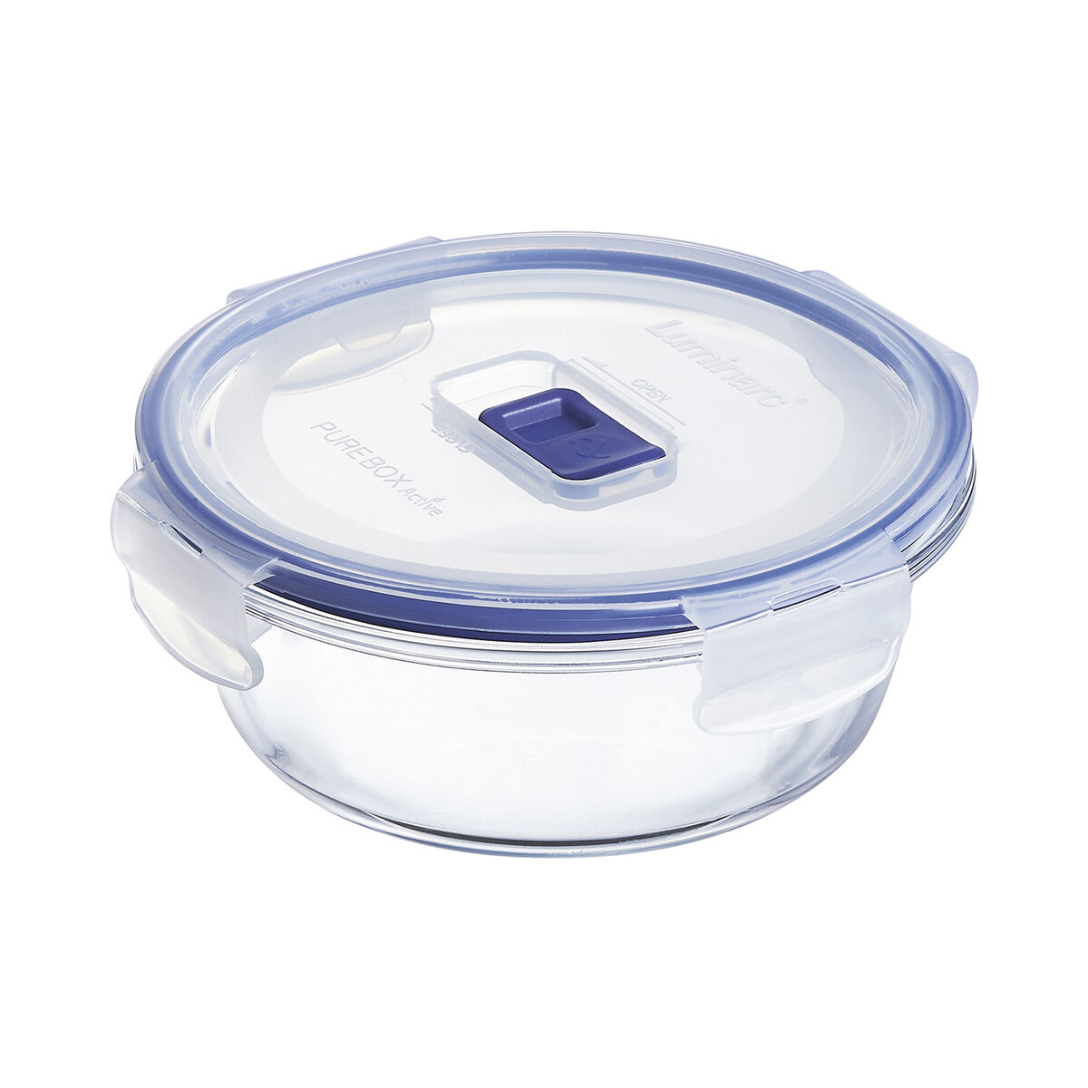 Hermetisk matlåda Luminarc Pure Box Active 670 ml 14 x 6 cm Dvobarvna Glas (6 antal) - 3