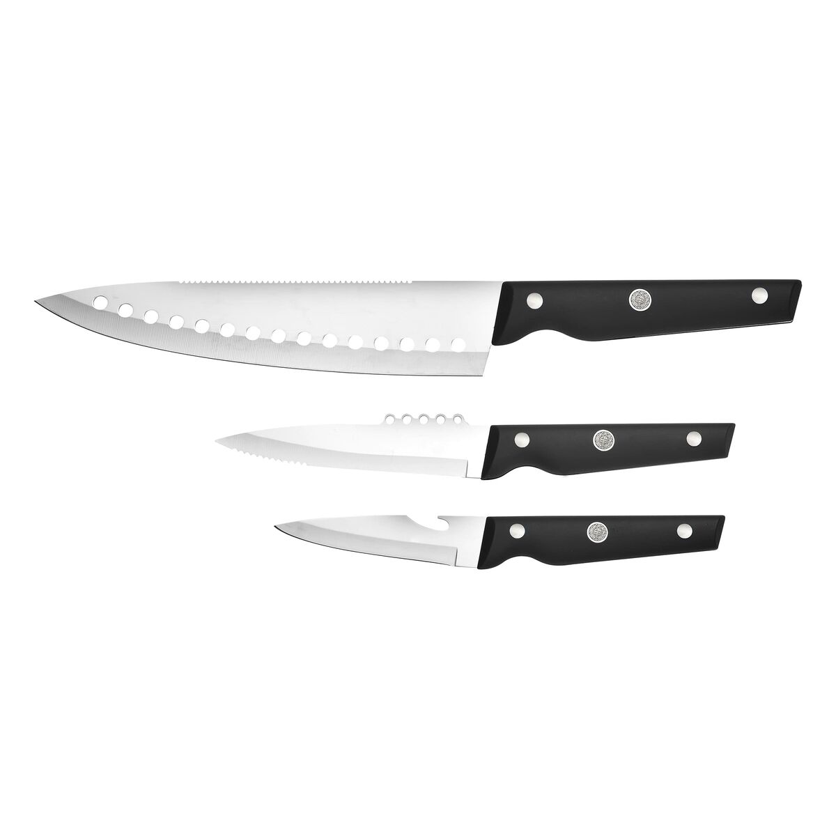 Knivset Bergner Pro Reeco BG41026DBL Rostfritt stål ABS 3 Delar - 2