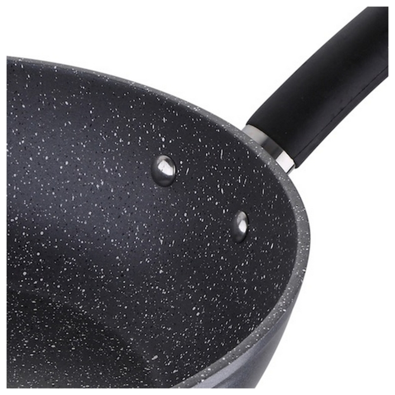 Wokpanna Masterpro Grå Aluminium Smitt aluminium (Ø 28 cm) - 7