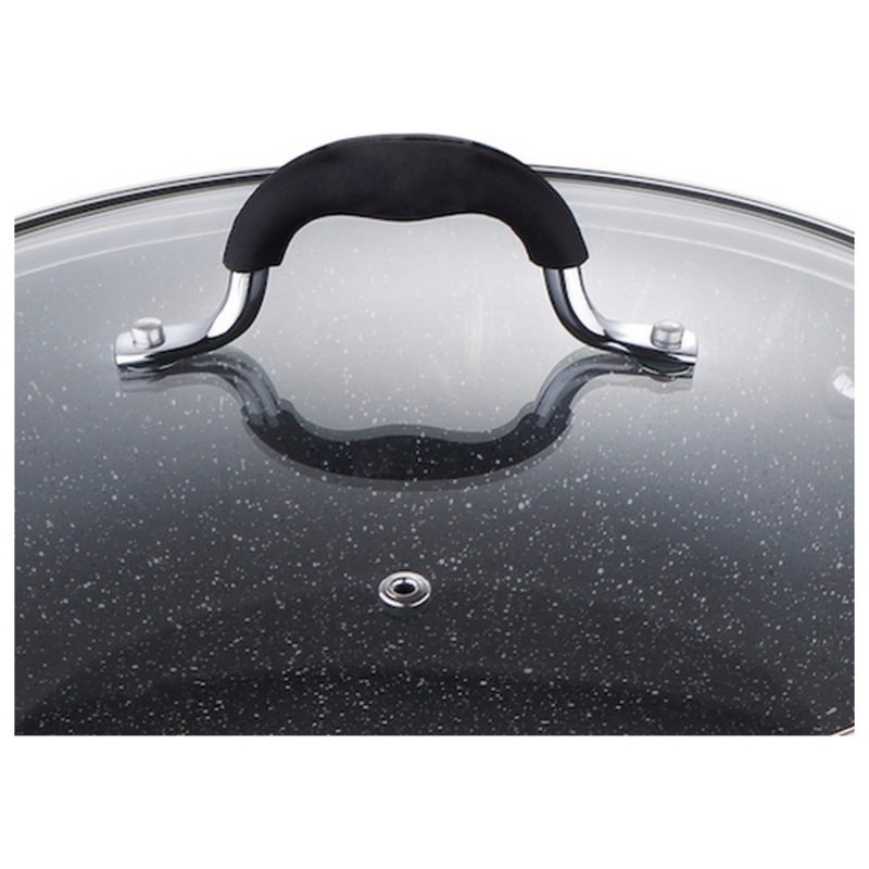 Wokpanna Masterpro Grå Aluminium Smitt aluminium (Ø 28 cm) - 6