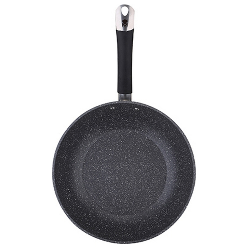 Wokpanna Masterpro Grå Aluminium Smitt aluminium (Ø 28 cm) - 4