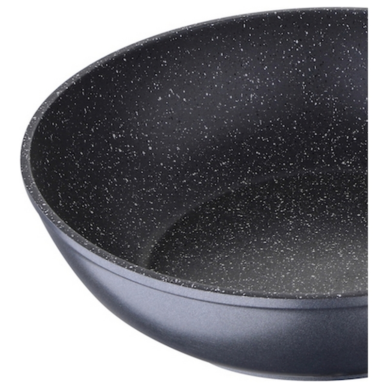 Wokpanna Masterpro Grå Aluminium Smitt aluminium (Ø 28 cm) - 3