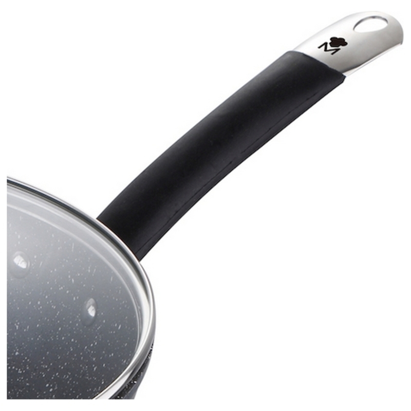 Wokpanna Masterpro Grå Aluminium Smitt aluminium (Ø 28 cm) - 5