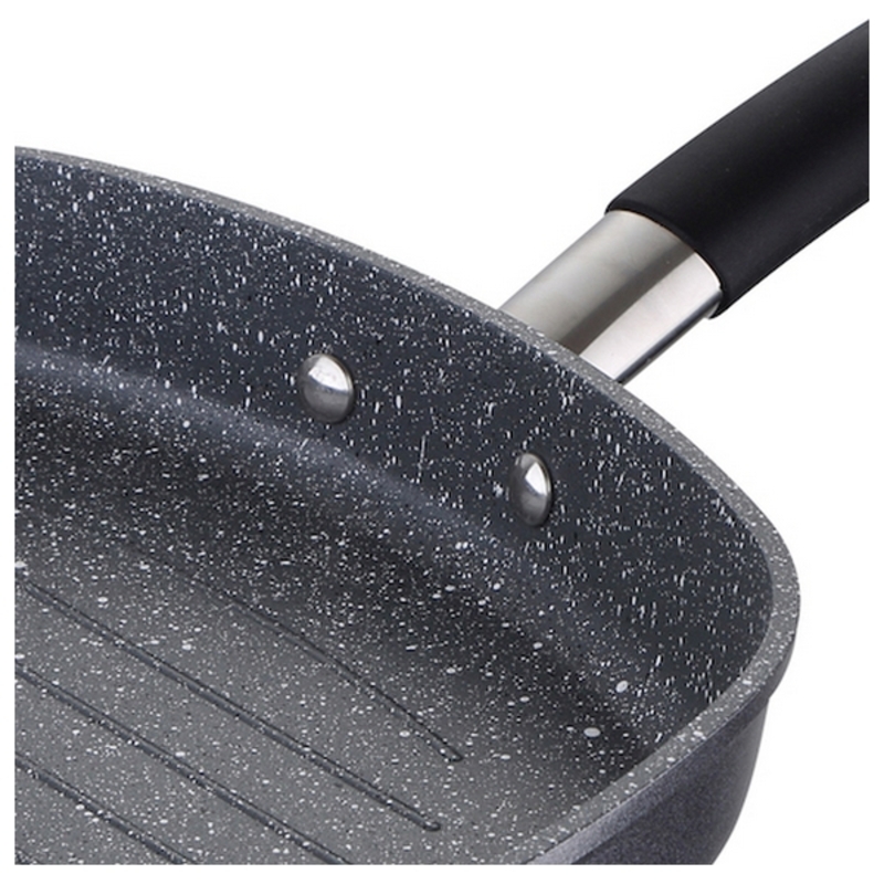 Barbecue Masterpro Grå Smitt aluminium (28 x 28 x 4,5 cm) - 7